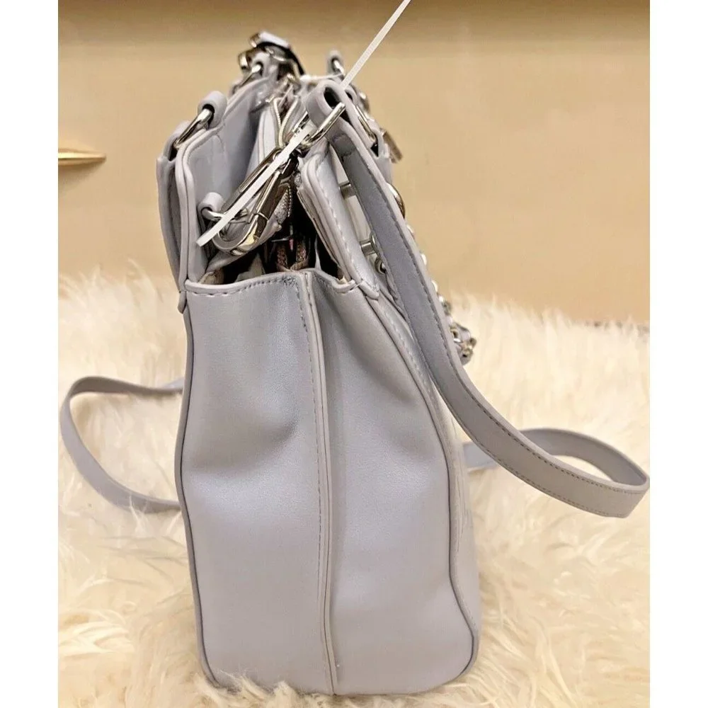 NWT STEVE MADDEN BLISHA SATCHEL CROSSBODY HAND BAG FOG TIK TOK VIRAL TRENDY - Picture 5 of 7